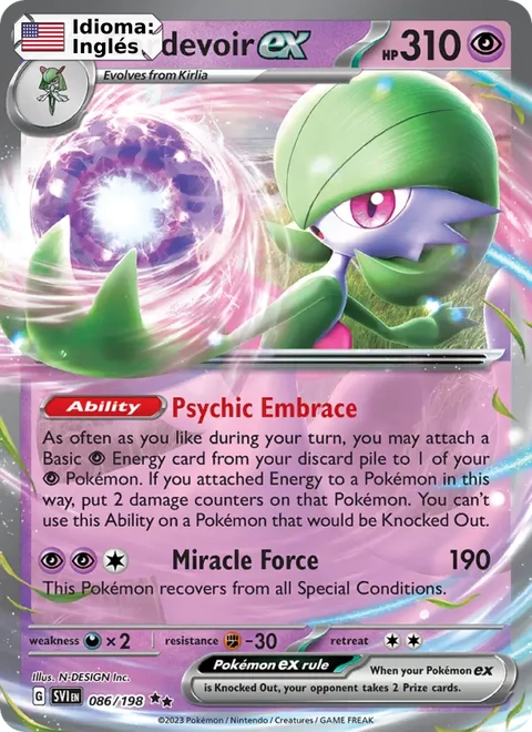 Gardevoir ex (086) — Scarlet & Violet