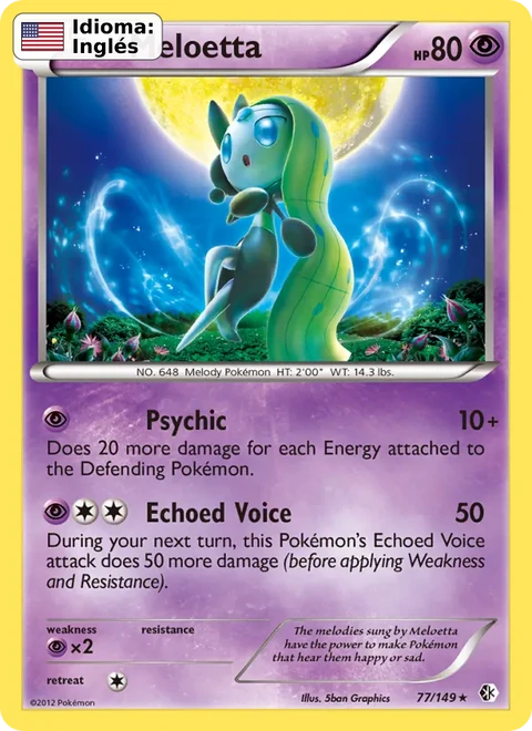 Meloetta (77) — Boundaries Crossed