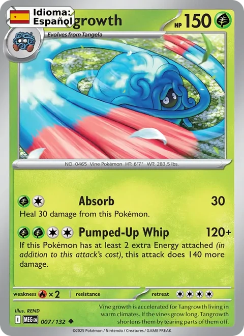 Tangrowth (007) — Mega Evolution