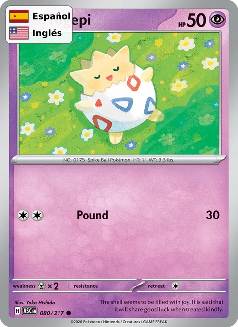 Togepi (080) — Ascended Heroes