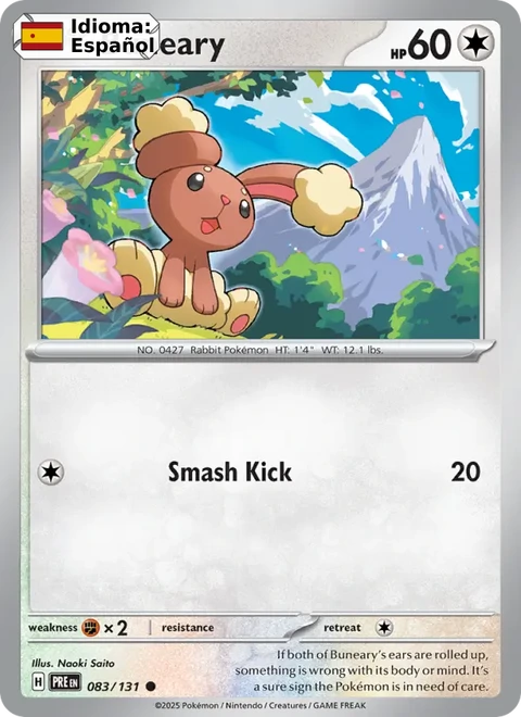 Buneary (083) — Prismatic Evolutions
