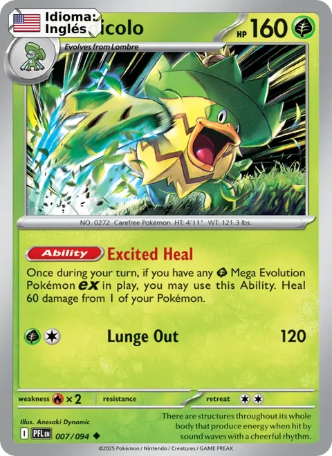 Ludicolo (007) — Phantasmal Flames