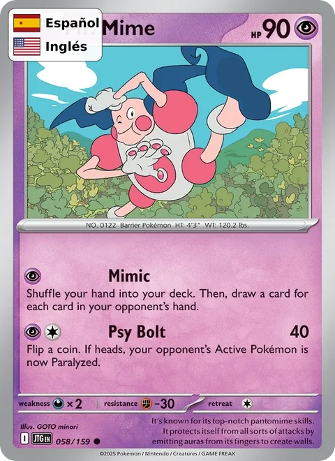 Mr. Mime (058) — Journey Together