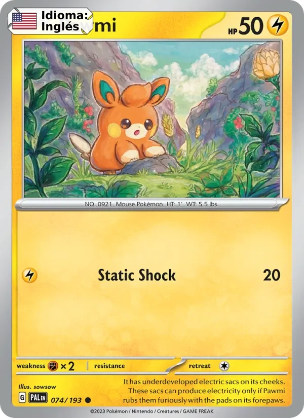 Pawmi (074) — Paldea Evolved